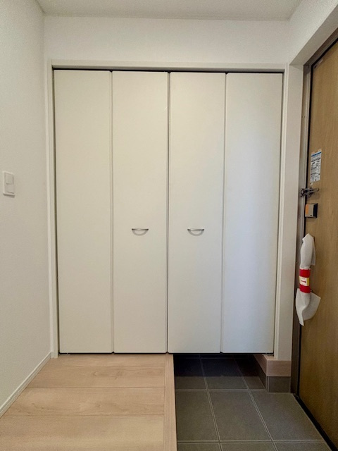 筑後市下北島第5　1号棟の収納|シューズボックスも大容量♪