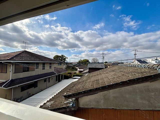 筑後市下北島第5　1号棟の展望|静かな住宅地の一角にあります