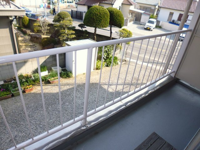 コーポ北村のバルコニー