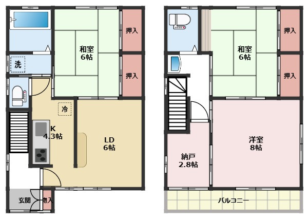 東立石3丁目貸住宅の間取り