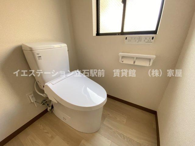 東立石3丁目貸住宅のトイレ|トイレも新品ついてます。