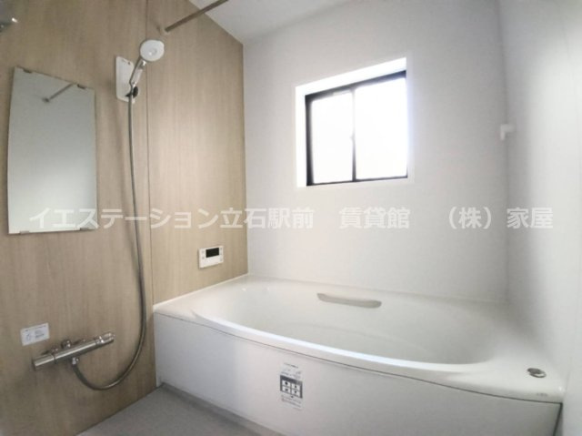 東立石3丁目貸住宅の浴室|嬉しすぎる！浴室も新品になってます。