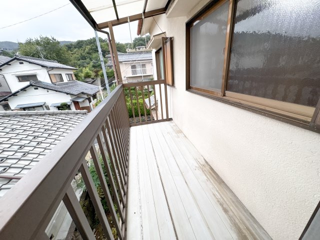 西松ヶ丘一戸建てのバルコニー