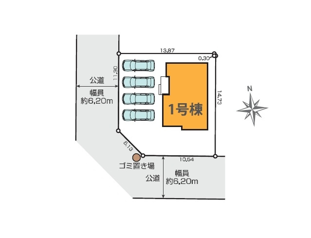 【区画図】 | 狭山市柏原１０期　全１棟 | 全１区画