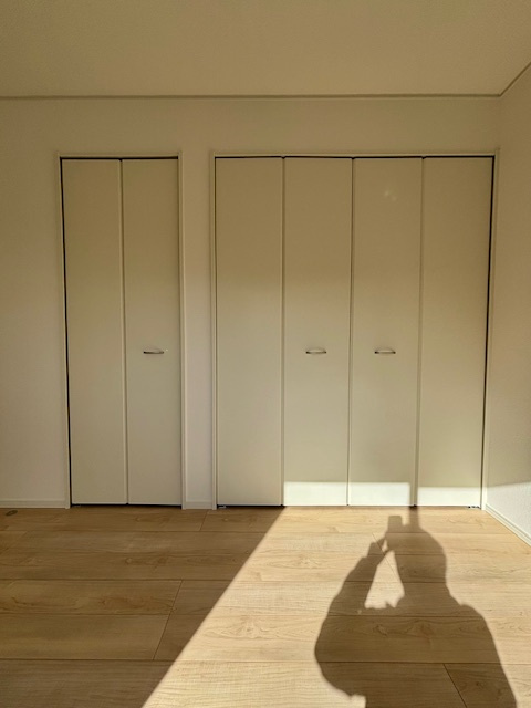 筑後市下北島第5　2号棟の収納|各部屋に天井までの大容量クローゼット、いつでもスッキリとしたお部屋で生活できます♪