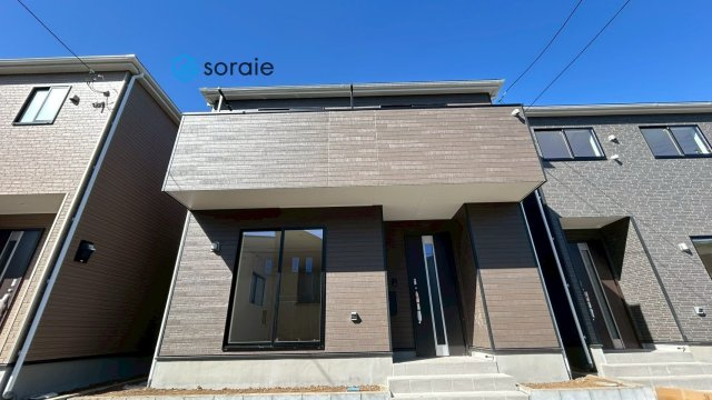 狭山市広瀬台第12全4棟　新築戸建　クレイドルガーデンの外観|令和8年２月19日撮影。