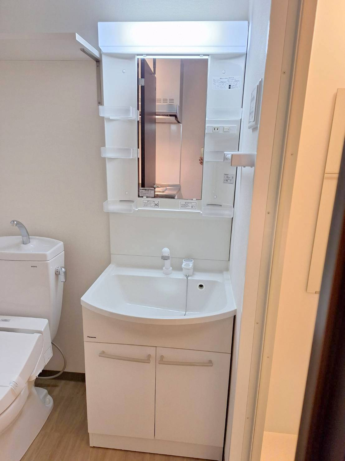 Ｐａｒｋ Ｂｅａｒ立川錦町の洗面所|★便利な独立洗面台★