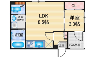 【間取り】 | シャルム名古屋Ⅱ | 略図の為、現状優先