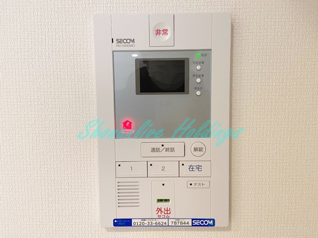 リブリ・リッツのセキュリティ|モニター付きインターホンでセキュリティ面も安心☆