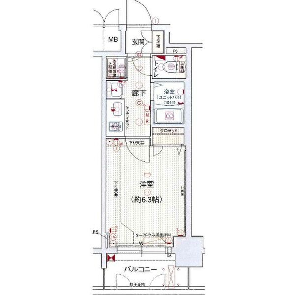 プレサンス大須観音駅前サクシードの間取り