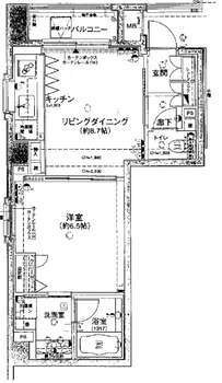 ライフェール新宿御苑ノースサイドの間取り