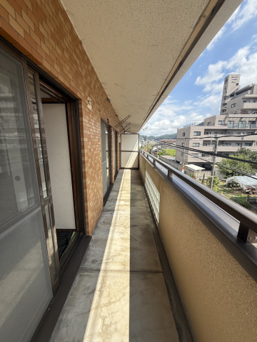 コンビデンス西本のバルコニー