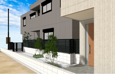 （仮称）経堂2丁目ヘーベルハウスのエントランス