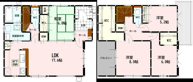 熊本県宇土市松原町２期の間取り