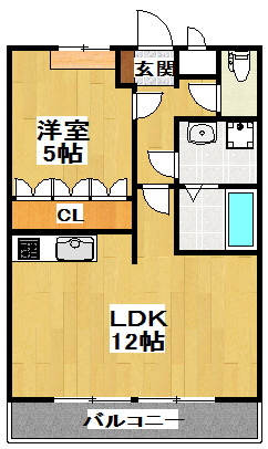【間取り】 | フォンテーヌ美原