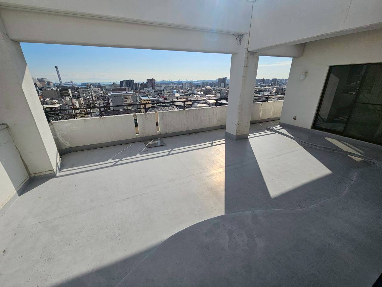 エスパレス六甲のバルコニー