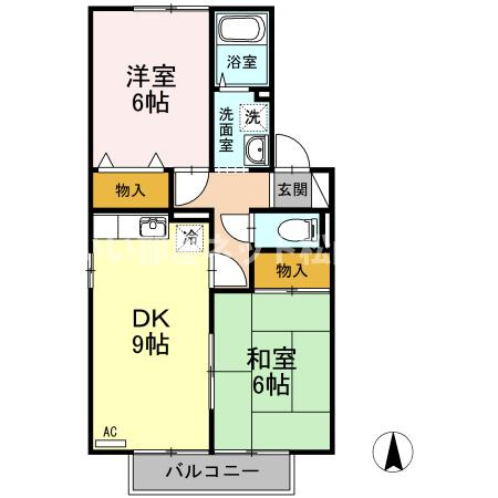 【間取り】 | セジュール力石　B棟