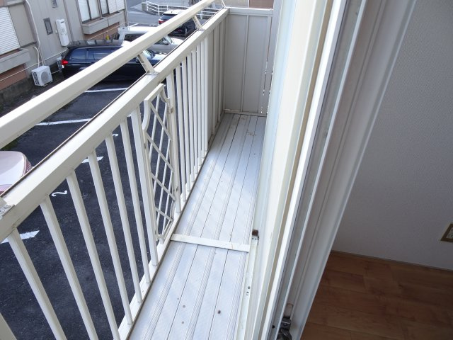 ベルメゾンのバルコニー