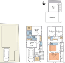 世田谷区梅丘2丁目　新築戸建の画像