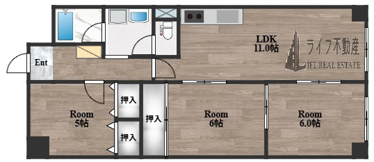 サンメゾンの間取り