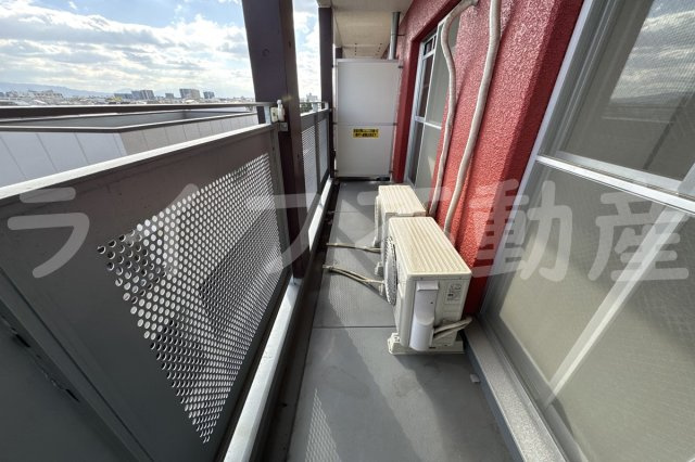 サンメゾンのバルコニー|落ち着いた時間を過ごせるバルコニーです