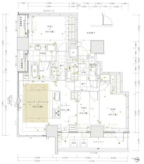 【間取り】 | ザ・パークハウス大阪梅田タワー | 【間取り】29階・3LDK西角住戸☆高層階につき見渡しも良好です◎