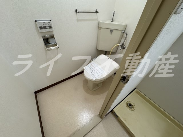 コーポ陣内Ⅰのトイレ|ゆったりとした空間のトイレです