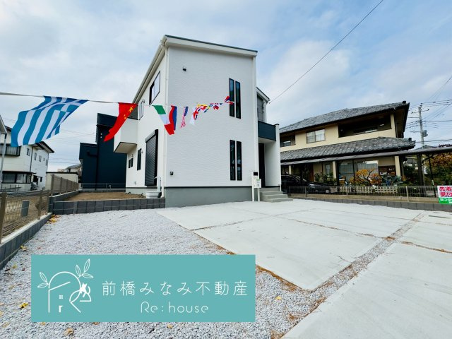前橋市関根町第1　２号棟(全４棟)　リーブルガーデン　新築建売分譲の外観|外観もきれいです
