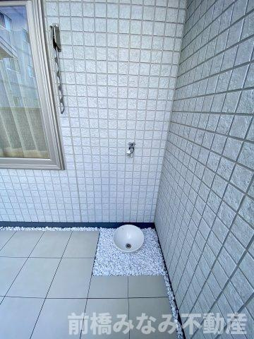 前橋市問屋町2丁目　限定1棟　スマートワンシティ　新築建売のバルコニー|広々としたバルコニーです