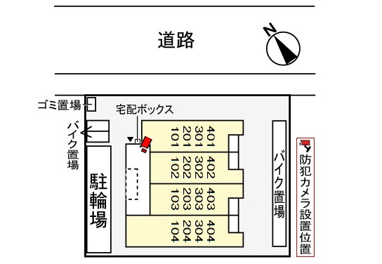 メゾン カレントの区画図