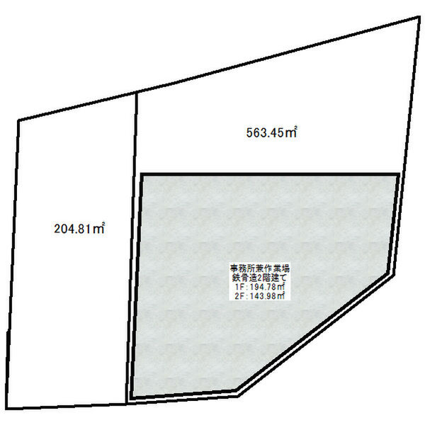 北中振3丁目　倉庫・工場