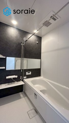 所沢市小手指南6期　新築戸建　リガーレの浴室|3月12日撮影