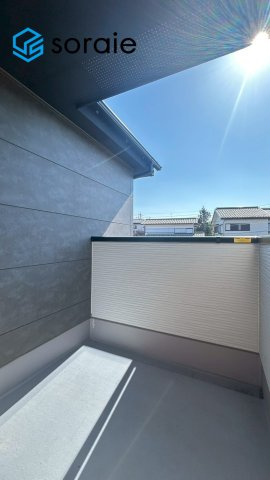 所沢市小手指南6期　新築戸建　リガーレのバルコニー|3月12日撮影