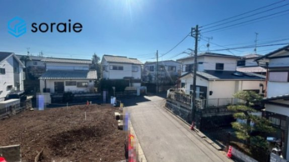 所沢市小手指南6期　新築戸建　リガーレの前面道路含む現地写真|3月12日撮影