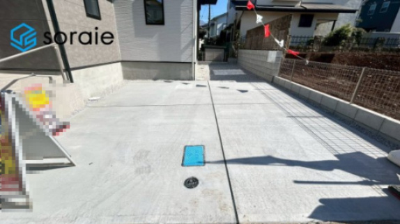 所沢市小手指南6期　新築戸建　リガーレの駐車場|3月12日撮影