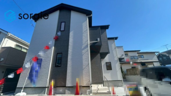 所沢市小手指南6期　新築戸建　リガーレの外観|3月12日撮影