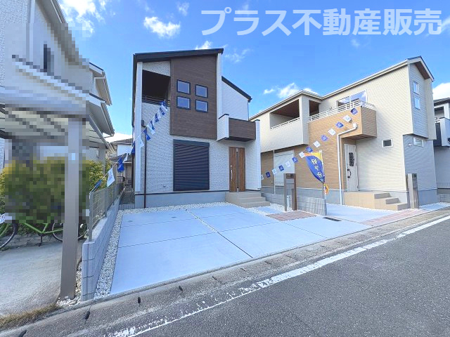 【外観】 | 福岡市西区横浜1丁目　4号棟（全6棟）【仲介手数料無料・0円】 | 完成しました。物件内部もご見学頂けます。プラス不動産販売にお任せ下さい。