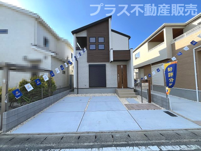 【外観】 | 福岡市西区横浜1丁目　4号棟（全6棟）【仲介手数料無料・0円】 | 現地写真。同じ物件を見るなら、プラス不動産販売にお任せ下さい。