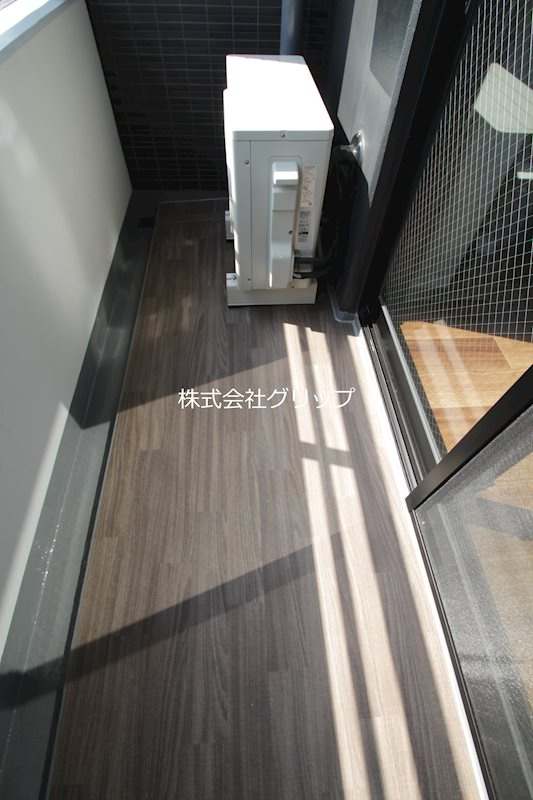 Le'a川崎参番館のバルコニー