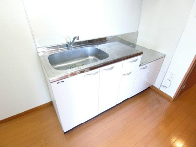 【キッチン】 | パティオ市名坂 | ２口ガスコンロ設置可能なキッチン。