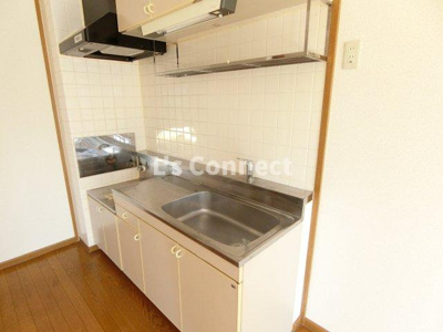 【キッチン】 | エスポワール栗原 | ２口ガスコンロ設置可能なキッチン。