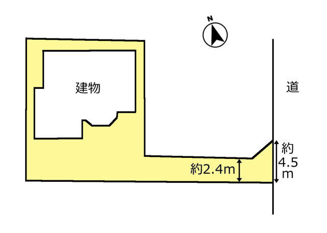 宇都宮市五代１丁目　4ＬＤＫ　中古住宅の区画図|配置図