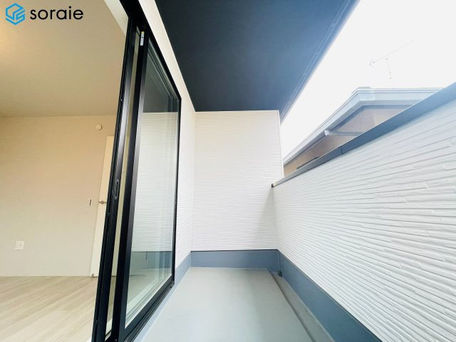 所沢市青葉台5期全2棟　新築戸建　リガーレのバルコニー|4/13　撮影