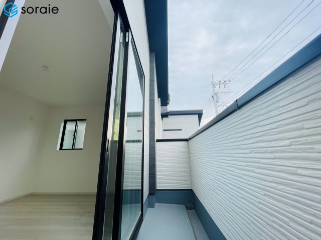 所沢市青葉台5期全2棟　新築戸建　リガーレのバルコニー|4/13　撮影
