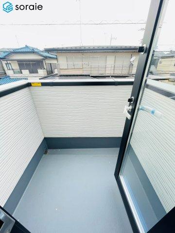 所沢市青葉台5期全2棟　新築戸建　リガーレのバルコニー|4/13　撮影