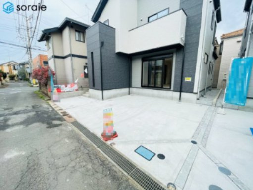 所沢市青葉台5期全2棟　新築戸建　リガーレの駐車場|4/13　撮影