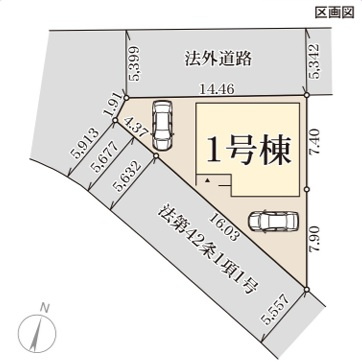 【区画図】 | リーブルガーデン亀岡市篠町広田２期 | 区画図