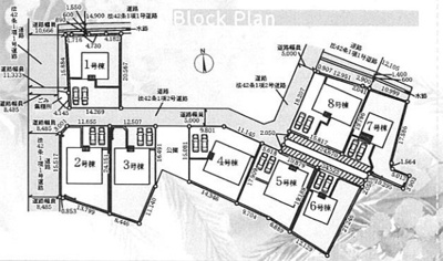 【区画図】 | Cradlegarden加須市水深第3　5号棟 | 現況と異なる場合は現況優先とさせていただきます