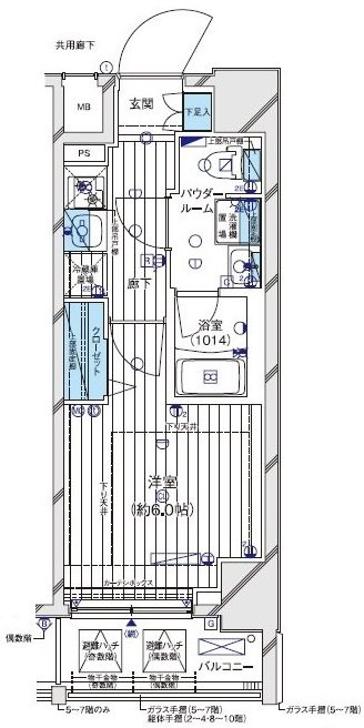 メインステージ横濱阪東橋の間取り