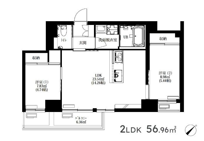 LAMP須崎の間取り